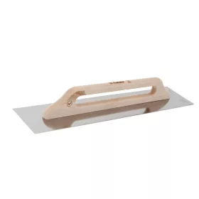   Simítókanál WOOD LINE 5423, rozsdamentes acél, sima, fa nyél, 130x580mm