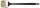 Lapos sarokecset Strend Pro JD017, 3,0", PVC nyél