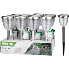   Lámpa Strend Pro Baham, 38 cm, szolár, 1xLED, AA, Sellbox 12 db