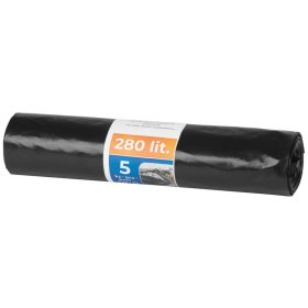   Vrecia Strend Pro, 280 lit., na stavebný odpad, čierne, bal. 5ks, EXTRA STRONG, pevné