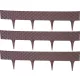 Palánk RattanPalisade 2,40 m, sötétbarna, csomag. 3 db, 820 x 95/200 mm, UV