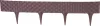 Palánk RattanPalisade 2,40 m, sötétbarna, csomag. 3 db, 820 x 95/200 mm, UV