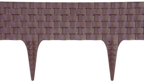 Palánk RattanPalisade 2,40 m, sötétbarna, csomag. 3 db, 820 x 95/200 mm, UV