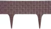 Palánk RattanPalisade 2,40 m, sötétbarna, csomag. 3 db, 820 x 95/200 mm, UV