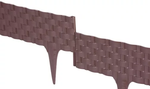 Palánk RattanPalisade 2,40 m, sötétbarna, csomag. 3 db, 820 x 95/200 mm, UV