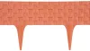 Palánk RattanPalisade 2,40 m, terrakotta, csomag. 3 db, 820 x 95/200 mm, UV