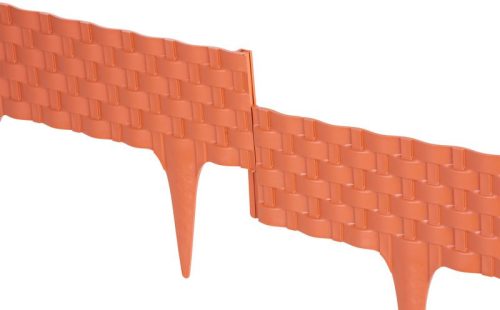 Palánk RattanPalisade 2,40 m, terrakotta, csomag. 3 db, 820 x 95/200 mm, UV