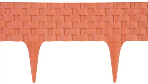 Palánk RattanPalisade 2,40 m, terrakotta, csomag. 3 db, 820 x 95/200 mm, UV