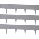 Palánk RattanPalisade 2,40 m, grafit, csomag. 3 db, 820 x 95/200 mm, UV
