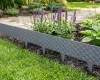 Palánk RattanPalisade 2,40 m, grafit, csomag. 3 db, 820 x 95/200 mm, UV