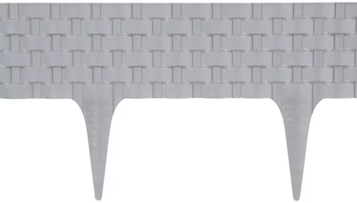 Palánk RattanPalisade 2,40 m, grafit, csomag. 3 db, 820 x 95/200 mm, UV