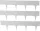 Palánk StonePalisade 2,37 m, grafit, csomag. 3 db, 790 x 95/200 mm, UV
