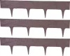 Palánk StonePalisade 2,37 m, sötétbarna, csomag. 3 db 790 x 95/200 mm, UV