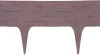 Palánk StonePalisade 2,37 m, sötétbarna, csomag. 3 db 790 x 95/200 mm, UV