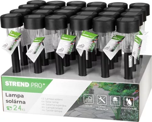 Lámpa Strend Pro Altair, szolár, 1x LED, AAA, Sellbox 24 db