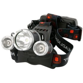   Strend Pro Headlight H931 fejlámpa, T6+2 XPE 300 lm, 1200 mAh, USB töltés