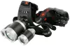 Strend Pro Headlight H931 fejlámpa, T6+2 XPE 300 lm, 1200 mAh, USB töltés