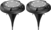 Lámpa Strend Pro Crater, 11x14 cm, napelemes, 12x SMD LED, AA, 2 db