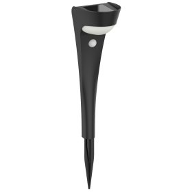   Lámpa Strend Pro Garden, napelemes, LED, mozgásérzékelővel, 10,2x13x52,5 cm