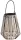 Lámpa Strend Pro Garden, napelemes, LED, függő, rattan, 12x12x24 cm