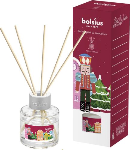 Bolsius Diótörő diffuzőr, Karácsony, get cosy (sült alma, fahéj), 30 ml