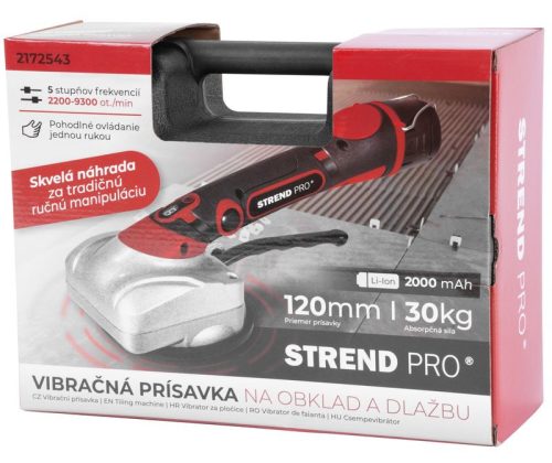 Strend Pro burkolat vibrátor, padlóhoz/csempéhez