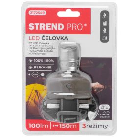 Strend Pro Headlight H833 fejlámpa, 2W CREE, 3x AAA, Zoom