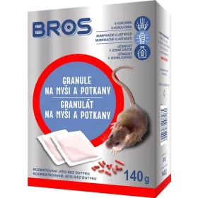 Csali Bros, egerekre és patkányokra, granulátum, 140 g