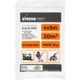   Fólia krycia Strend Pro Standard, maliarska, 4x5 m, 10µ, zakrývacia
