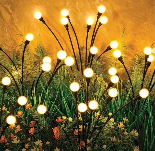 Lámpa Strend Pro Garden Firefly, napelemes, 6x LED, rozsdamentes acél, 72 cm