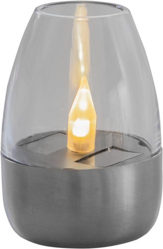 Lámpa Strend Pro Garden, rozsdamentes acél, napelemes, 6x8,5 cm, 1x LED, Kiszerelés 12 db