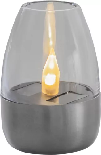 Lámpa Strend Pro Garden, rozsdamentes acél, napelemes, 6x8,5 cm, 1x LED, Kiszerelés 12 db