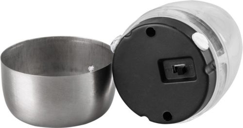 Lámpa Strend Pro Garden, rozsdamentes acél, napelemes, 6x8,5 cm, 1x LED, Kiszerelés 12 db