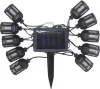 Füzér Strend Pro Garden, lámpás, napelemes, 10x LED, 1,8+2 m