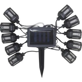   Füzér Strend Pro Garden, lámpás, napelemes, 10x LED, 1,8+2 m