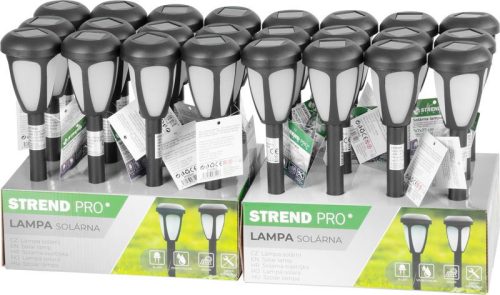 Lámpa Strend Pro Garden, napelemes, 1x LED, 7x7x37 cm, Kiszerelés 24 db