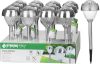 Lámpa Strend Pro Garden Aurora, napelemes, 9x38 cm, Kiszerelés 12 db