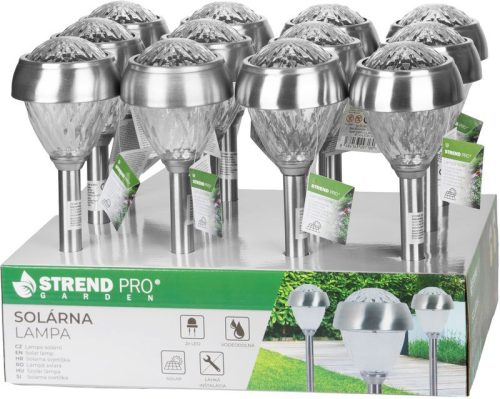 Lámpa Strend Pro Garden Aurora, napelemes, 9x38 cm, Kiszerelés 12 db