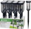 Lámpa Strend Pro Garden Elis, napelemes, fekete, LED, 7,5x42 cm, Kiszerelés 12 db