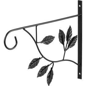 Akasztó Strend Pro, virágtartó, fekete, fém, 30,5x25 cm
