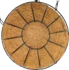 Akasztó Strend Pro, virágtartó, acél/kókusz, függő, lánccal és horoggal, 25 cm
