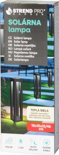 Lámpa Strend Pro, 35/46 cm, napelemes, 1x LED, AA