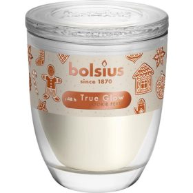   Sviečka Bolsius Starlight Nugát, krémová, v skle, 48 hod., 100x120 mm