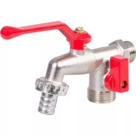   Ventil na vodu Strend Pro, 3/4"-3/4"-1/2", dvojitý, záhradný