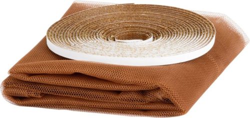 Háló FlyScreen3 150 x 180 cm, rovarok ellen, barna PE