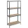 Polc Racks RAT20 HD, fém, MDF, 4 polcos, 1800x900x450 mm, max. 175 kg/polc