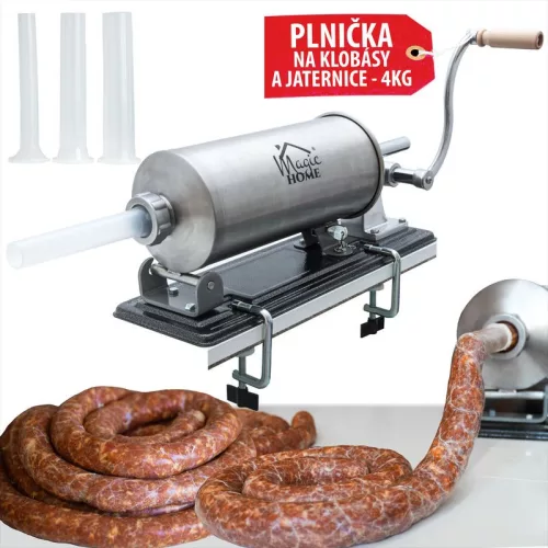 MagicHome SM208 töltő, kolbászra és hurkára, vízszintes, 4 kg, kézi