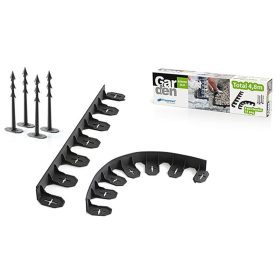 Garden Border flexibilis pázsitszegély, 4,8 m, fekete