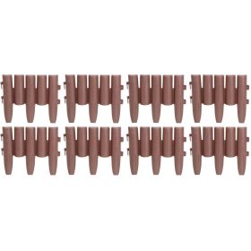   Palánk GE037, 27 x 24 cm, PP, barna, flexi, 2,16 m, csomag. 8 db