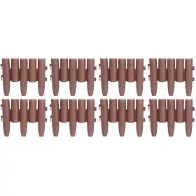   Palánk GE037, 27 x 24 cm, PP, barna, flexi, 2,16 m, csomag. 8 db